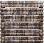 Top Profil Sistem Sipca Metalica Orizontala Pentru Gard Finisaj Zid Granit 80 cm (22486)