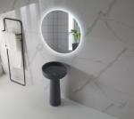 Eweca Lavoar freestanding Eternity, rotund, gri, din compozit, 48 x 48 x 85 cm, Eweca (PDSZ3006TF009)