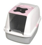 Catit | Hooded Cat Pan - fedeles macska WC (pink) macskák részére (57x46, 5x39cm)