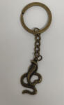  Kulcstartó - bronz színű kobra mintával