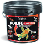 Haquoss | Koilife Flakes Mix | Teljes értékű lebegő pehelytáp koi pontyok és tavi díszhalaknak - 10 liter