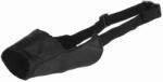 Trixie | Muzzle Loop | Bélelt poliészter szájszíj rövid idejű használatra - fekete (M-L), 26 cm