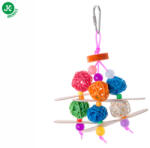 JK | Fonott golyók közepes, fajáték madaraknak - 15 cm