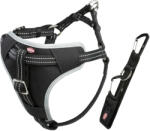 TRIXIE Car Harness Comfort | Biztonsági hám autóba - fekete | (L) kutyák részére - 65-88 cm / 23 mm