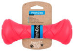 PitchDog Safe And Durable Barbell-Shaped Dog Toy | Játék (súlyzó, pink) kutyák részére - 7x19 cm