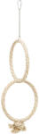 TRIXIE Rope Rings | Játék (kötélkarika) díszmadarak részére - 16 cm
