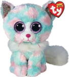 Ty Beanie Boo Opal Cat Soft Toy (24 cm) (37288) - vexio Papusa