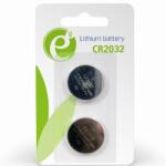 Gembird CR2032 elem, 3V lítium, 2 db, EG-BA-CR2032-01 (EG-BA-CR2032-01)