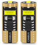 Autolife SMD-T10-2025-3SMD - T10/W5W Helyzetjelző - CANBUS - 12/24V - 2DB-os (19360)