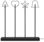 Markslöjd Sfeșnic de Crăciun GINGER 4xE5/0, 8W/12V negru Markslöjd 705255 (ML1154)
