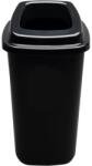 Plafor Sort szelektív hulladékgyűjtő, szemetes 28L fekete/fekete (PL-683-08-93186)