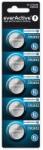everActive 5 db Everactive cr2032 225mah 3v ezüst akkumulátor készlet (39984)