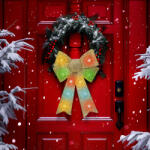 Family Collection LED-es masni dekoráció - fényes - arany - 11 színes LED - 40 x 30 cm (58956B)