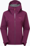 Rab Női esőkabát Rab Downpour Light mulberry