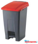 Planet Szemetes kuka pedálos műanyag 50 literes antracit/piros UP227-213 (63658) - nyomtassotthon