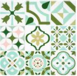 Karll Morcart tapéta, 6 db, vinil, kék/fehér/zöld, 30, 5 x 30, 5 cm (PX001ASG7MJ)