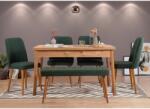 ASIR GROUP Étkezőgarnitúra 6 db Costa Atlantic Zöld