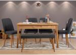 ASIR GROUP Étkezőgarnitúra 6 db Costa Atlantic Antracit