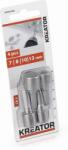 Kreator 7 8 10 13 mm-es dugókulcs-készlet, 4 darab, KRT062400 (KRT062400)