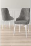 ASIR GROUP Étkezőszék Szett 2 db Neta - Szürke, Fehér