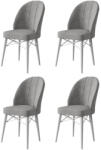 ASIR GROUP Étkezőszék Szett 4 db Ritim - Szürke, Fehér