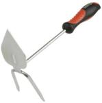 TOYA kézi kapa + kultivátor nyéllel 320 mm krómozott