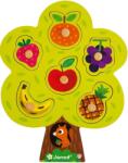 Janod Puzzle din lemn Janod - Pom fructifer, 6 piese (J07061) Puzzle