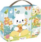 Janod Puzzle pentru copii Janod - În pădure, 4 tipuri (J02552) Puzzle