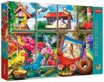 Trefl Madarak az ablak mögött 1000db-os Prémium plus quality puzzle -Trefl (10850T) - jatekshop