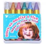 PLUS LINE Parti arcfesték szett gyöngyházfényű árnyalatokkal - 6 db-os