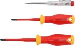 TOYA Csavarhúzó készlet szigetelt VDE 1000V 3 db-os PH+fázisceruza - Yato (YT-282680)