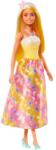Mattel Barbie Prințesă de basm - galbenă (25HRR09) Papusa Barbie