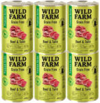  Wild Farm WILD FARM Premium Grain Free Beef and Tuna 6x400g - gabona nélküli macskaeledel