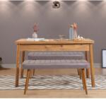 ASIR GROUP Étkezőgarnitúra 3 db Costa 0701 - Atlanti Fenyő, Soho Szürke