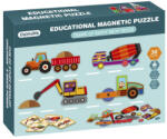 REGIO JÁTÉK 2 az 1-ben mágneses puzzle - Munkagépek (59385)
