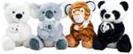 Nicotoy pluș așezat cu Panda, Koala, Tigru, Urs Polar 28 cm, 4 tipuri (5851131)