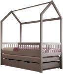 ADRK Artes II házikó ágy matraccal, Szürke, Szürke - sprintbutor - 255 633 Ft