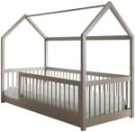 ADRK Graja kunyhó ágy matraccal, Szürke, Szürke - sprintbutor