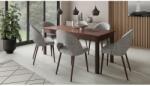 ADRK Asztal és székek garnitúra RODOS 82, Sötét dió