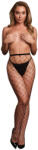 Le Desir - Panty with Big Fishnet Structure - Black