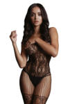 Le Desir Catsuit with lace top black