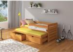 ADRK Dupla ágy korláttal TOMI 180x80, Égerfa - sprintbutor
