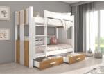 ADRK Ágy emeletes két személyes ARTA 200x90, Fehér, Artisan