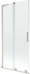 Mexen Velar L, 2 szárnyas eltolható kádparaván 95 x 150 cm, 8mm átlátszó üveg, csiszolt acél, 896-095-003-01-97 (896-095-003-01-97)