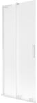 Mexen Velar L, 2 szárnyas eltolható kádparaván 80 x 150 cm, 8 mm matt üveg, fehér matt, 896-080-003-31-20 (896-080-003-31-20)