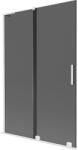 Mexen Velar L, 2 szárnyas eltolható kádparaván 120 x 150 cm, 8mm szürke üveg, fehér matt, 896-120-003-41-20 (896-120-003-41-20)