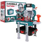 Inlea4Fun Szerszámos asztal kiegészítőkkel 2az1-ben 78 darabos Inlea4Fun MOBILE TOOL TABLE (RA-ZWA.8028B)