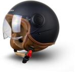 Highper City Nyitott Bukósisak (Matt fekete)