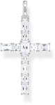 Thomas Sabo fehér köves kereszt női ezüst medál - PE939-051-14 (PE939-051-14)