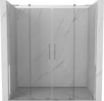 Mexen Velar L Duo, tolózuhanyajtó 200 cm-es nyitáshoz, 8 mm átlátszó üveg, króm, 871-200-003-02-01 (871-200-003-02-01)